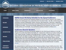 Tablet Screenshot of napsa.org